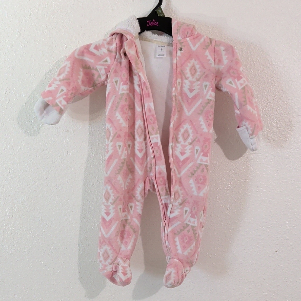 Carter's 9m Patterned Footie